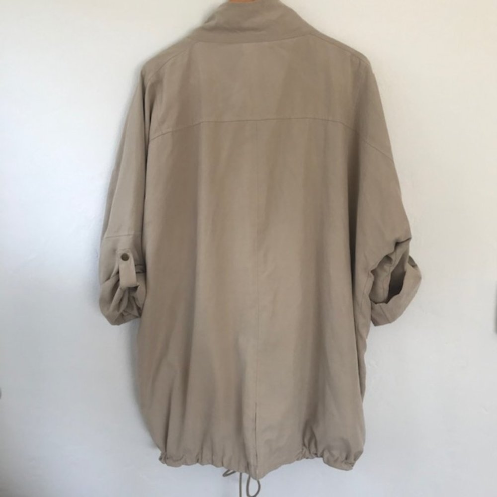 Coldwater Creek Modern Microfiber Coat GUC - Picture 2 of 8